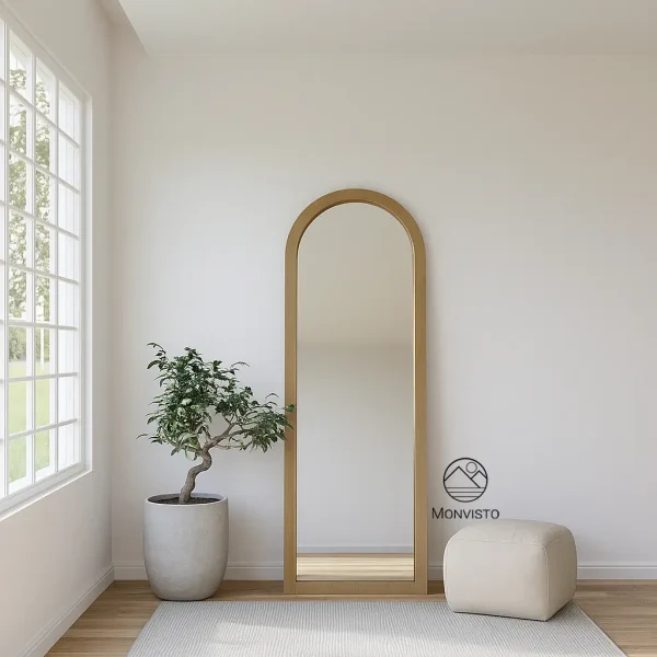 آینه قدی ایستاده چوبی مدل آرکو (Arco) عرض 50 - تصویر 4