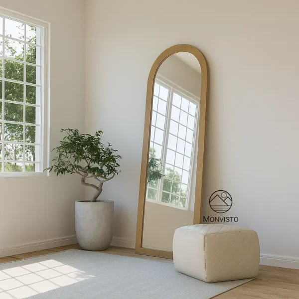آینه قدی ایستاده چوبی مدل آرکو (Arco) عرض 50 - تصویر 3