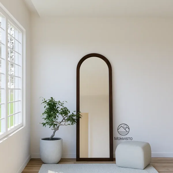 آینه قدی ایستاده چوبی مدل آرکو (Arco) عرض 50 - تصویر 2