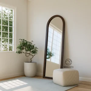 آینه قدی ایستاده چوبی مدل آرکو (Arco) عرض 50