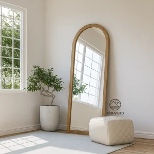 آینه قدی ایستاده چوبی مدل آرکو (Arco) عرض 60