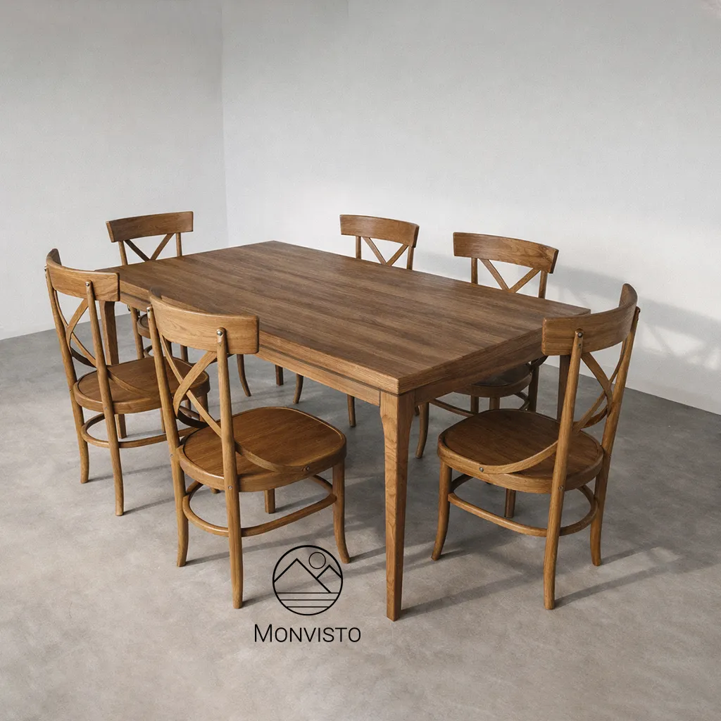 ست ناهارخوری میز و صندلی لهستانی